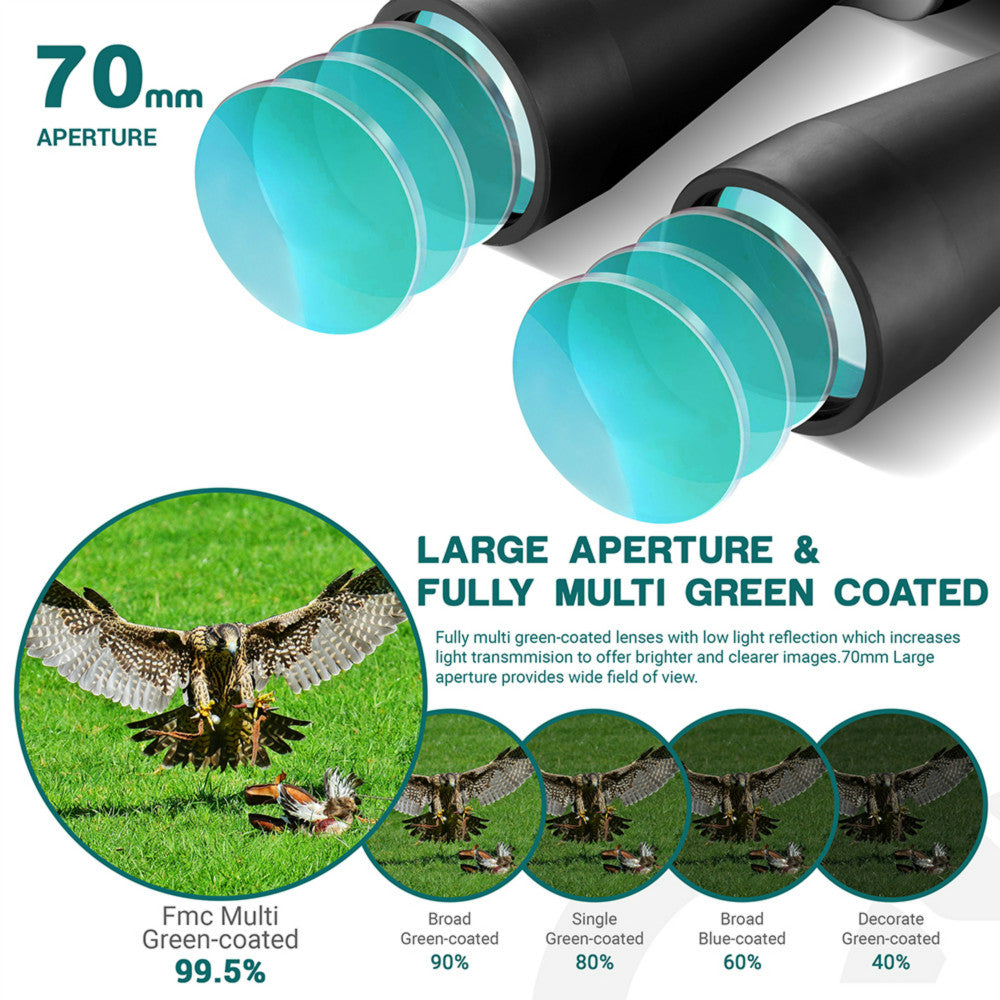 Astronomy Binoculars 13-39X70 Zoom Giant Binoculars with Tripod Adapter Phone Adapter and Case Binoculars for Bird Watching Hunting