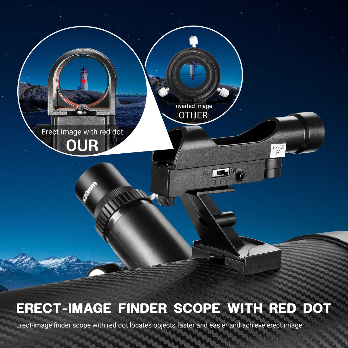 Astronomical Reflector Telescopes 114AZ Mount with Shutter Control and Steel Tripod 500mm Telescopes for Adults Astronomy Beginners with Phone Adapter 3X Barlow Lens and Moon Filter
