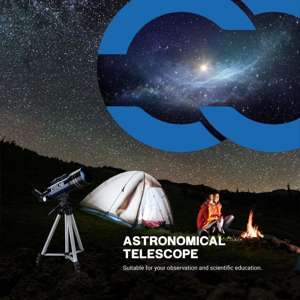 (15X-180X) Telescope for Adults, 70mm Aperture Refractor Telescopes for Astronomy Beginners, Portable Travel Telescope with Phone Adapter & Adjustable Tripod